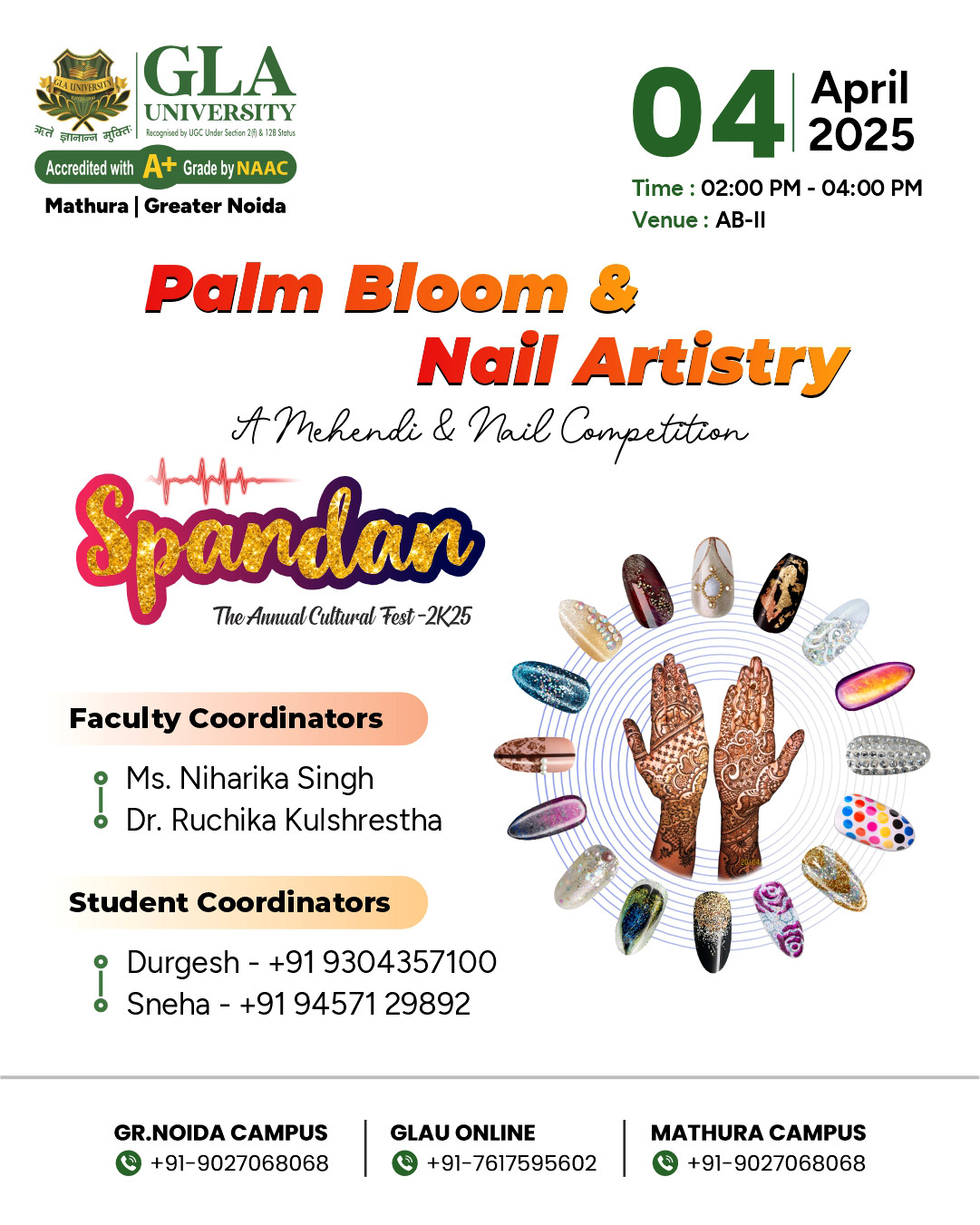 Palm Bloom & Nail Artistry poster