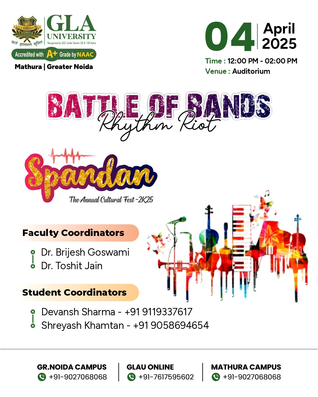 Battle of Bands: Rhythm Riot poster
