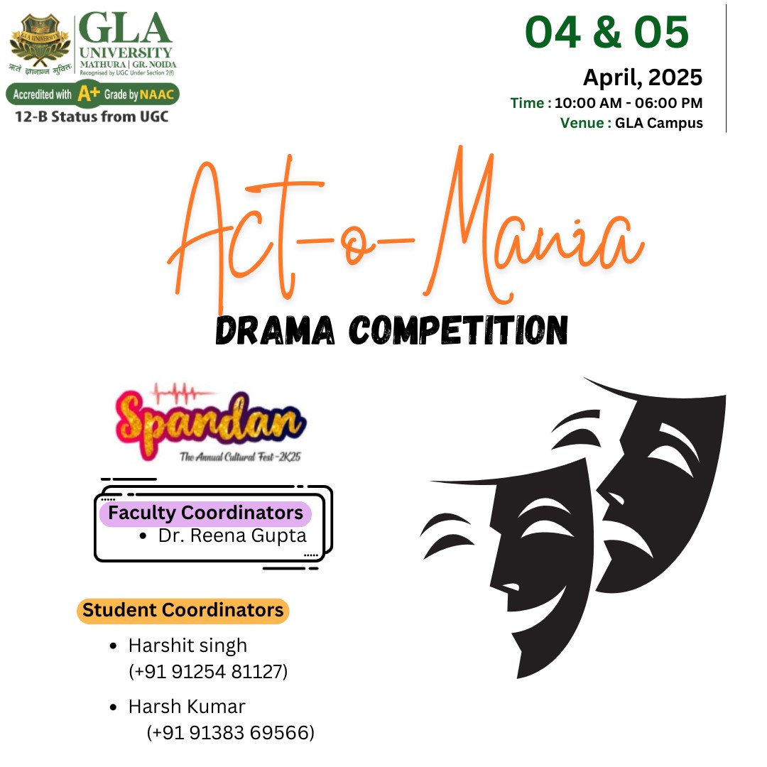 SPANDAN DRAMA COMPETITION 2K25 poster