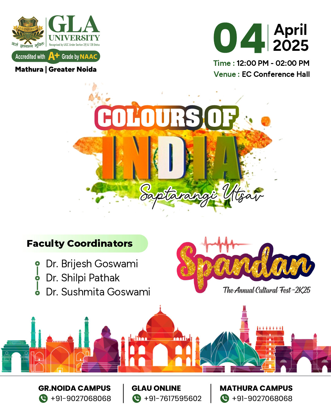 Colors of India: Saptarangi Utsav poster