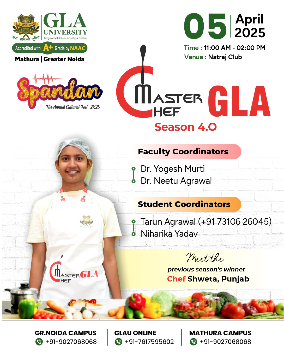 MASTERCHEF GLA poster