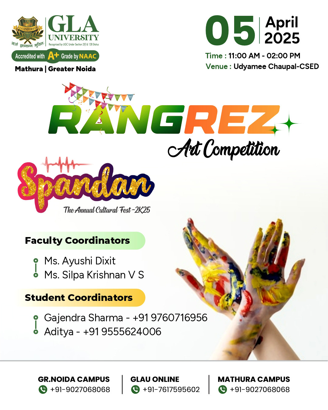 RANGREZ 2025 – ART COMPETITION poster