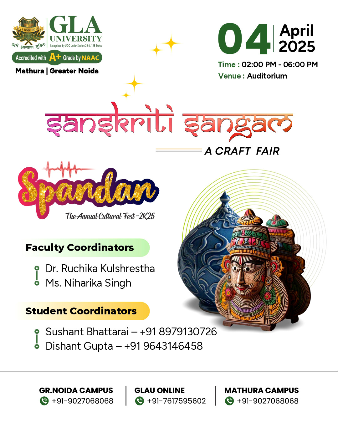 Sanskriti Sangam – A Celebration of Indian Craftsmanship poster