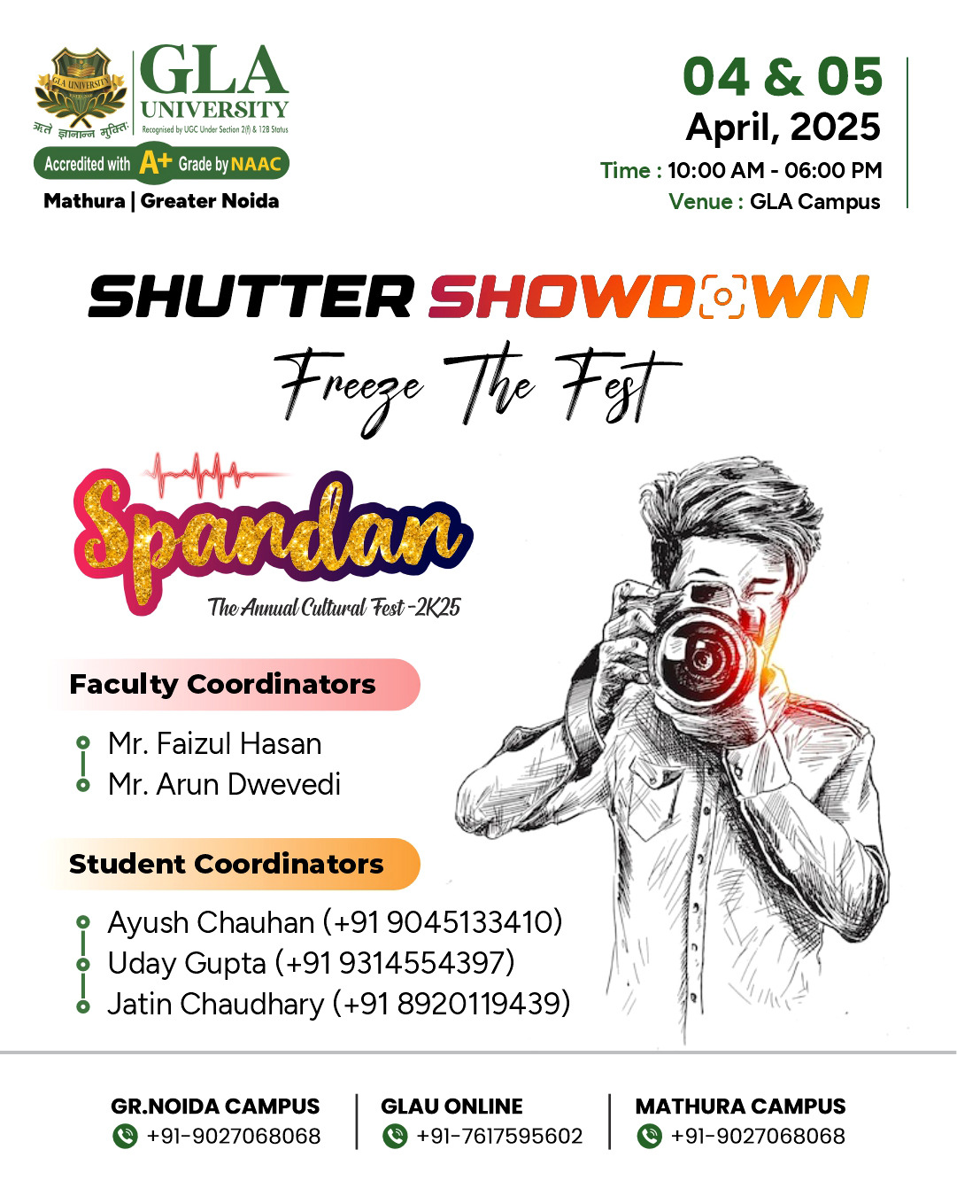 SHUTTER SHOWDOWN – FREEZE THE FEST! poster